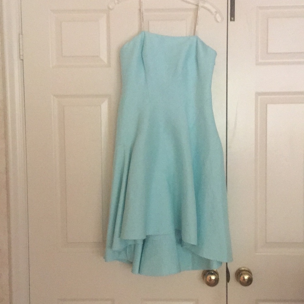 Halston Heritage strapless dress